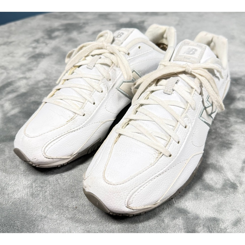 New Balance 442 Womens 9.5 White Leather Sneakers Retro Classic
